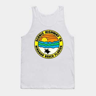 Scenic Highway 98 Miramar Beach Florida Palms Panhandle Emerald Coast Tank Top